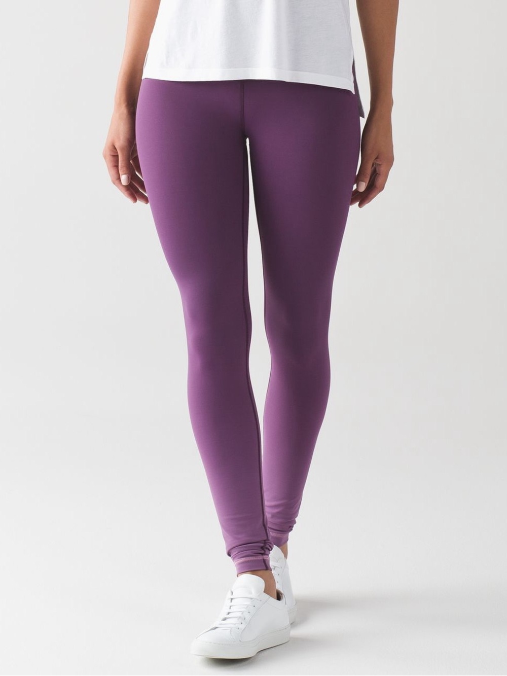 Lululemon magenta ombré Wunder under leggings
